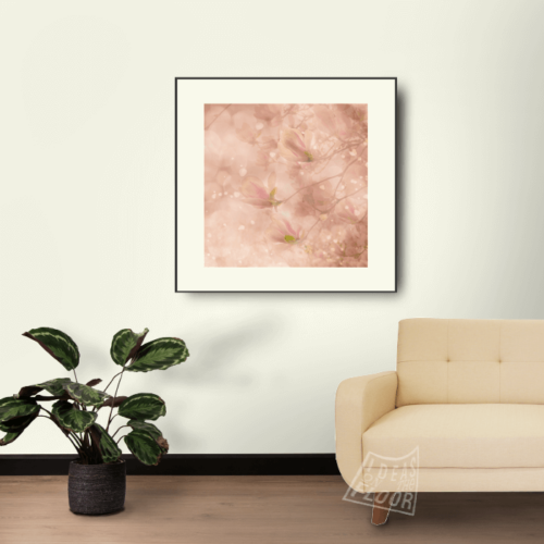 image-product-muurdecoratie-fotoprint-fine-art-titel-sparkling-magnolia-bloesem-bloesemboom-magnolia-roze-waterdruppels-pasteltinten-illustratie-ideasonthefloor.com
