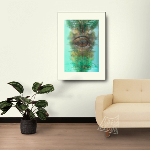 image-product-fine-art-fotoprint-titel-one-eye-landschap-water-bomen-groen-lente-vogels-dieren-ideasonthefloor.com